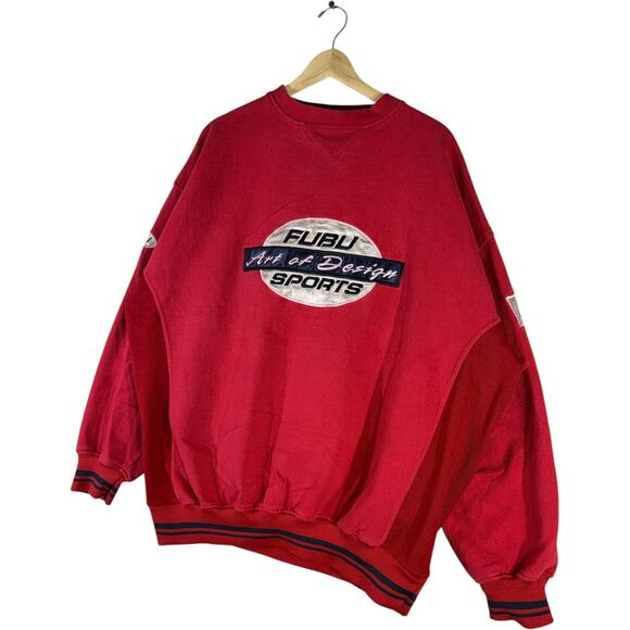 Vintage FUBU Art of Design Sports Streetwear Crewneck XXL - Picture 3 of 7